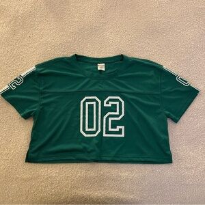 No Boundaries Green Mesh Top 02